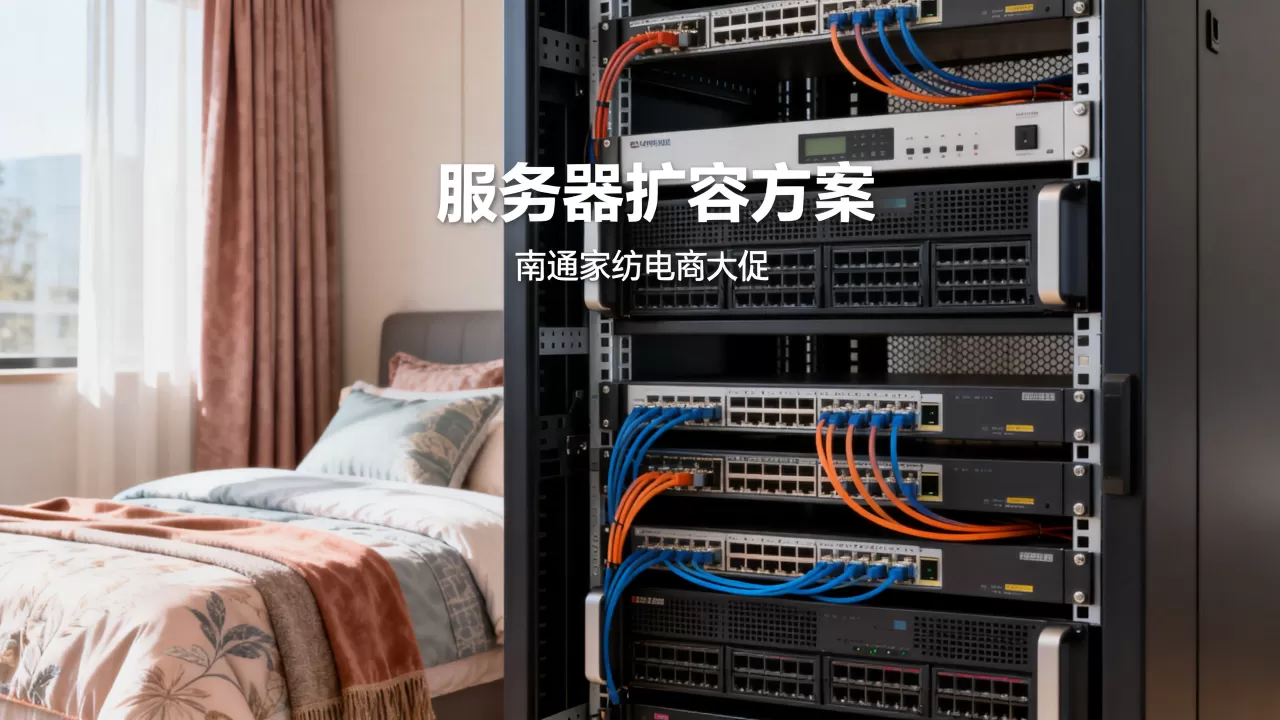 南通家纺电商大促前，服务器租用怎么扩容，扩容方案有哪些？