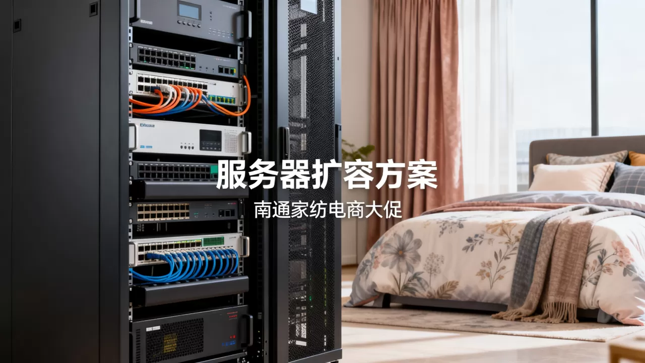 南通家纺电商大促前，服务器租用怎么扩容，扩容方案有哪些？