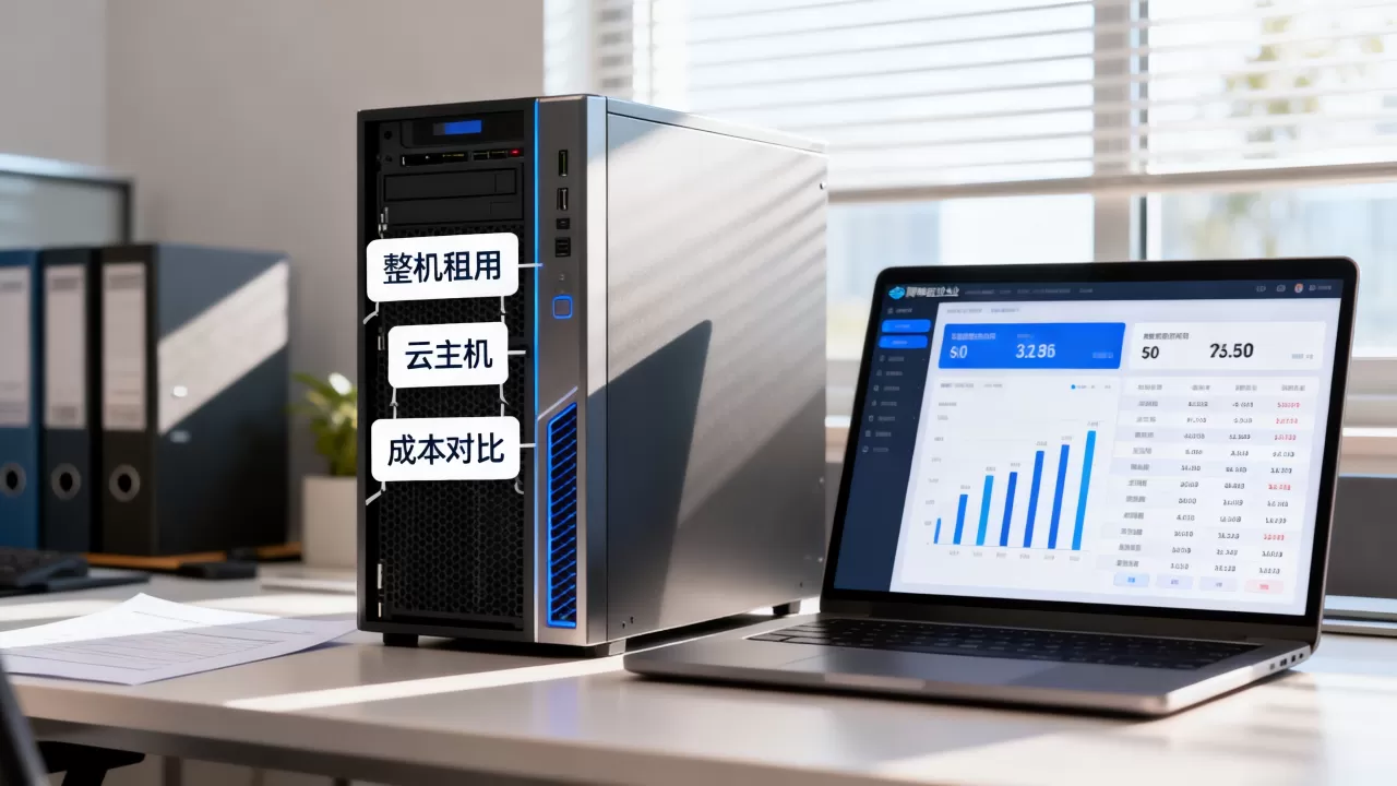 威海跨境企业整机租用和云主机哪个成本更低，哪个更划算