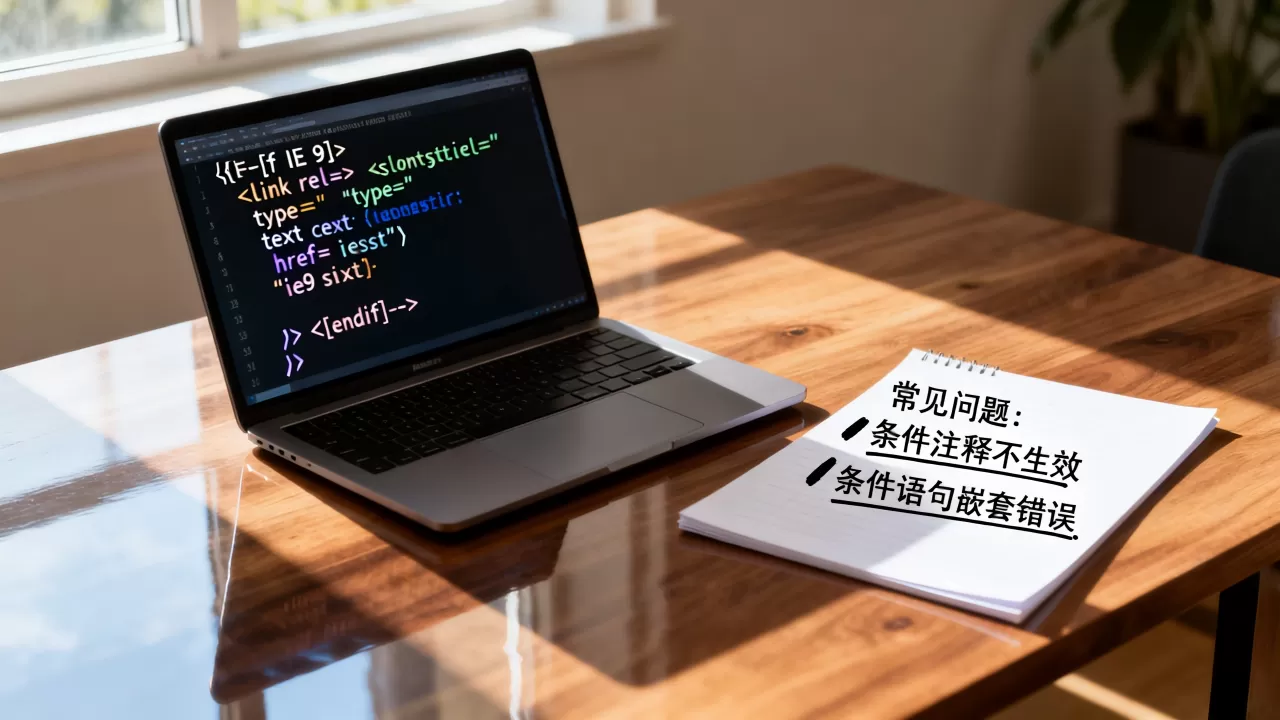 IE条件语句怎么正确使用，有哪些常见问题？