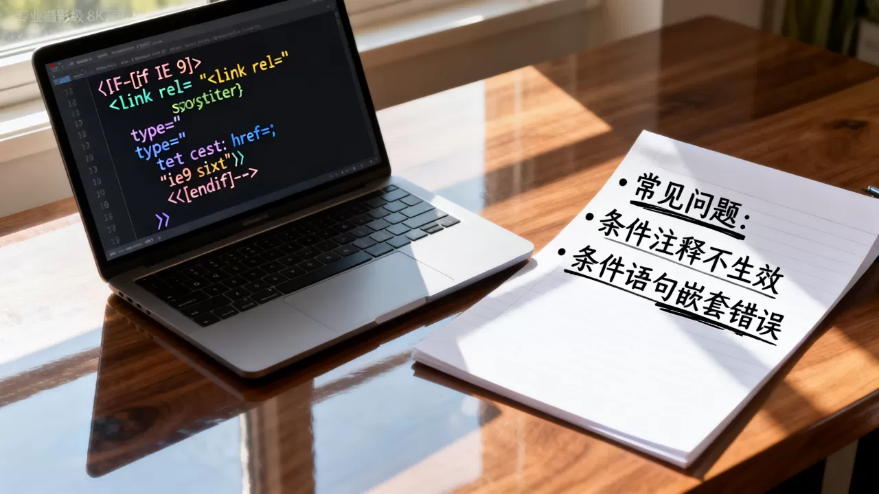 IE条件语句怎么正确使用，有哪些常见问题？