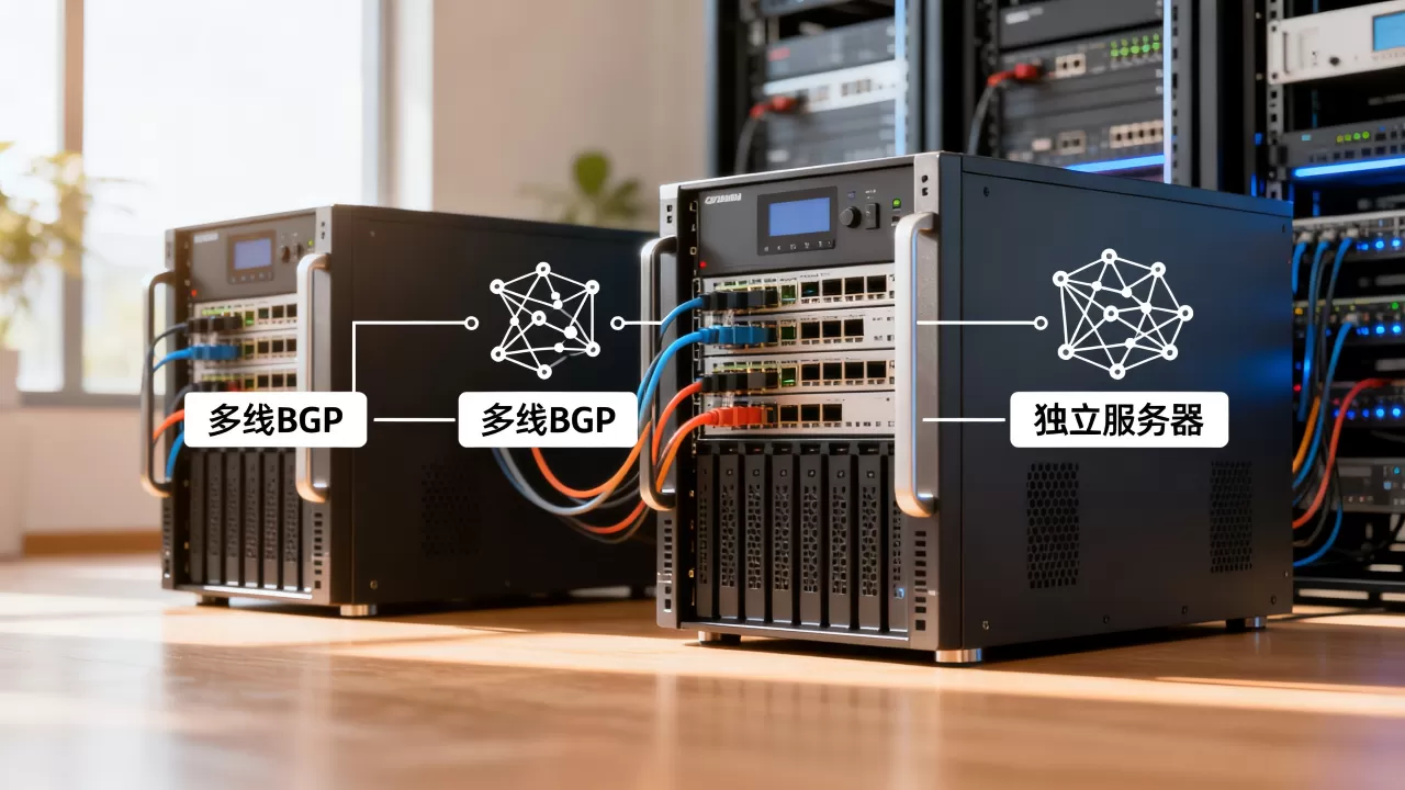 成都独立服务器租用，为什么必须选多线BGP？，怎么选？