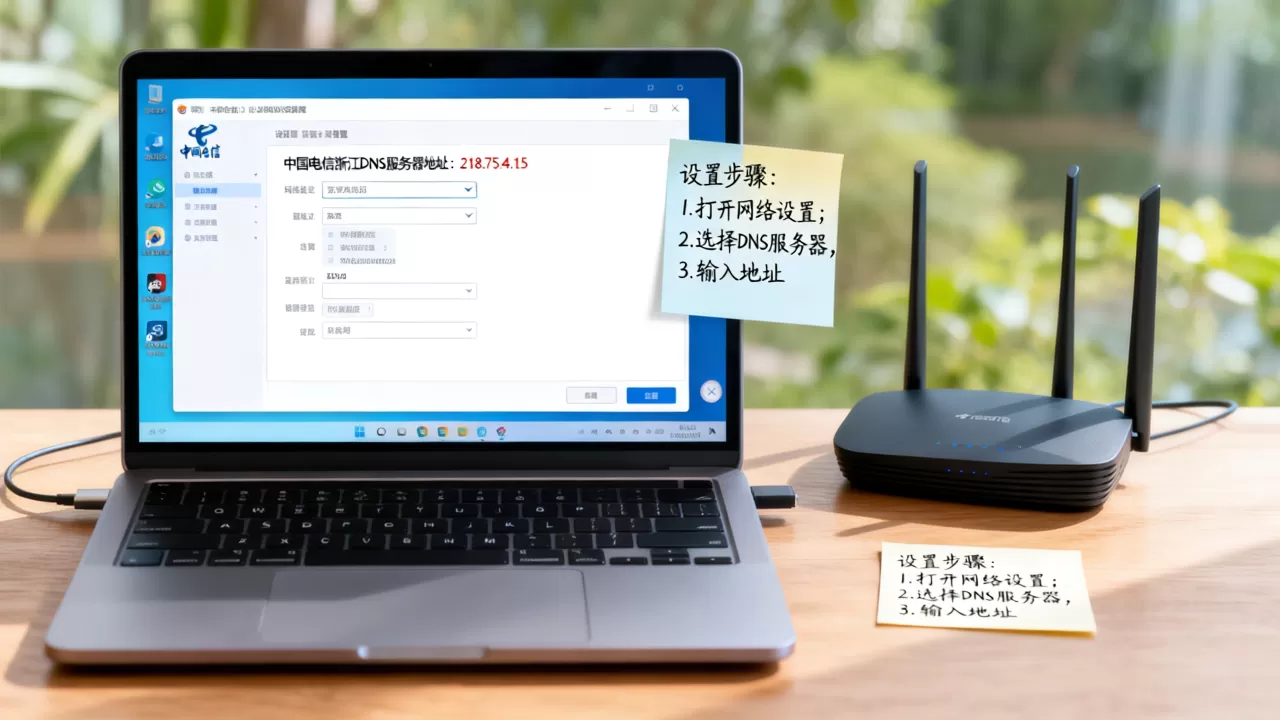 你知道中国电信浙江DNS服务器地址是多少吗？,怎么设置？