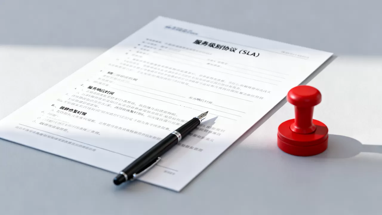 成都服务器租用合同SLA条款怎么写？,有哪些注意事项？