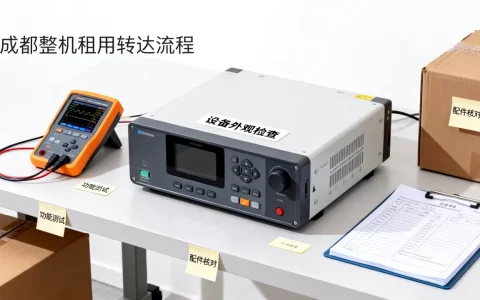 成都整机租用交付流程，上架前要核验什么，有哪些注意事项？