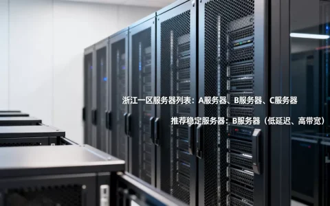 浙江一区有哪些服务器，哪个服务器稳定不卡