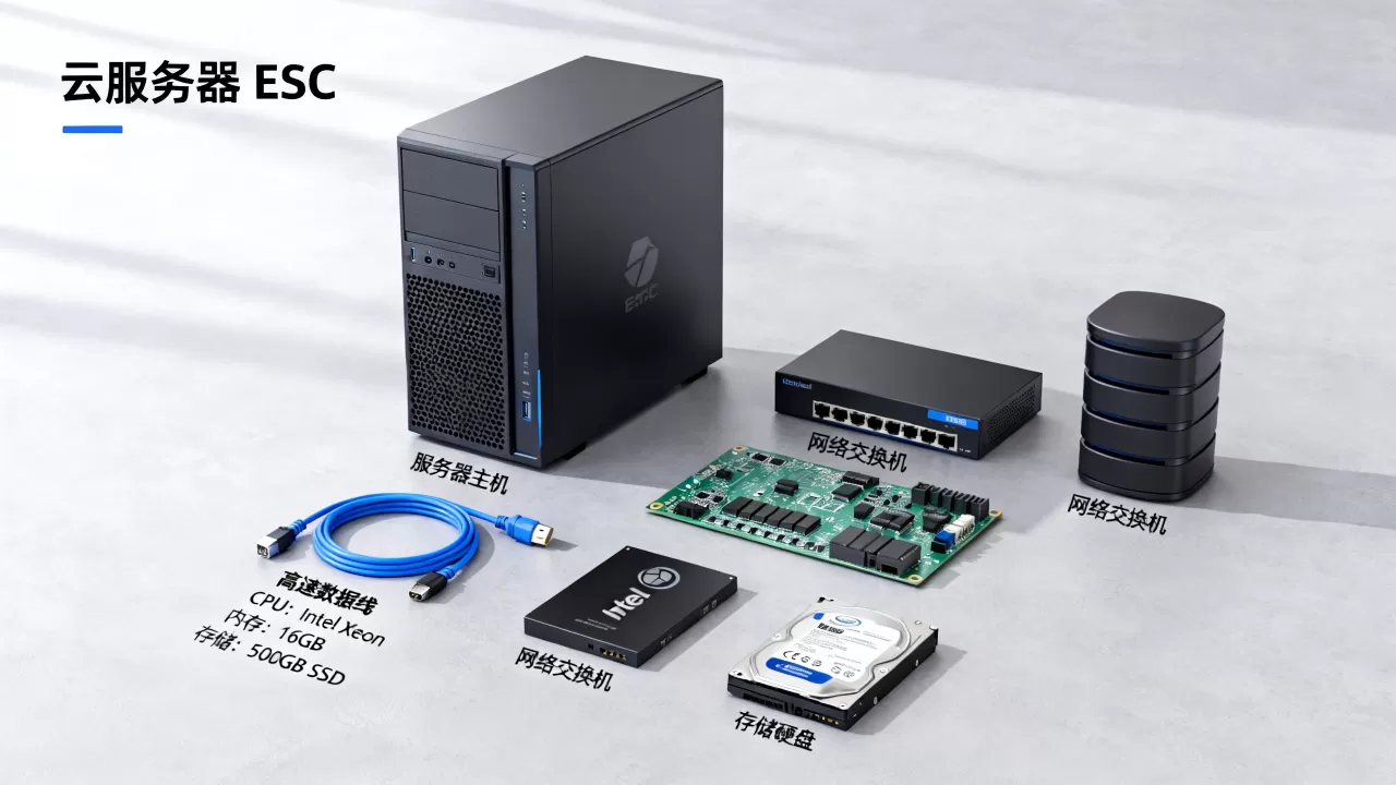 云服务器ESC有哪些产品组件，配置怎么选？