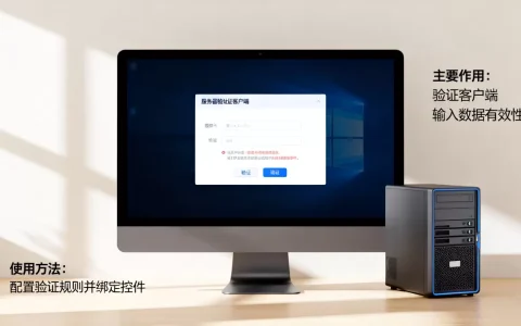 服务器验证控件客户端的主要作用是什么？,怎么用？