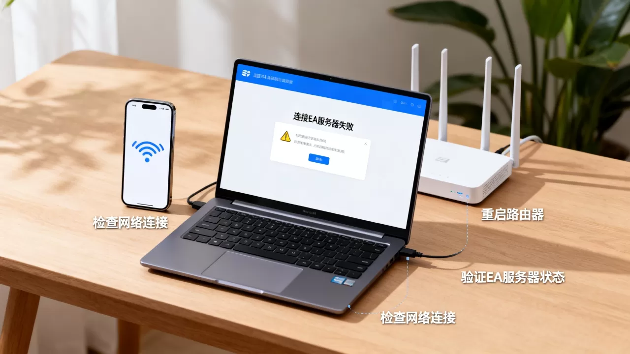 战地5连接不上ea服务器是什么原因，怎么解决？