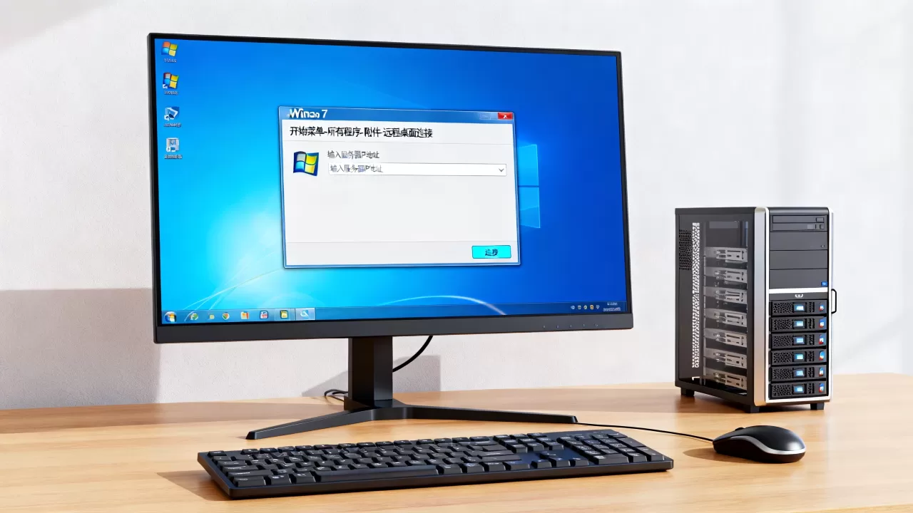 Win7计算机如何远程桌面连接到服务器？，远程桌面连接怎么设置