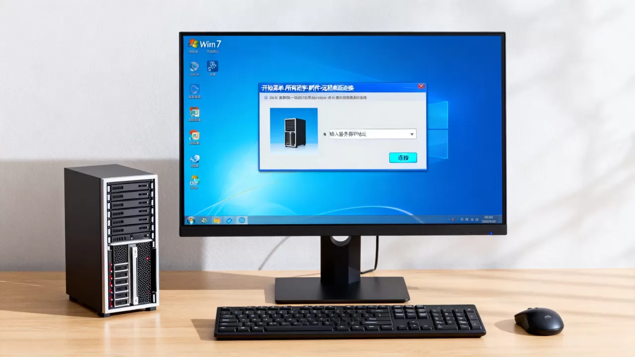 Win7计算机如何远程桌面连接到服务器？，远程桌面连接怎么设置