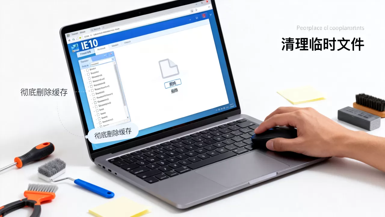 IE10临时文件缓存怎么清理,如何彻底删除? IE10临时文件缓存怎么清理,如何彻底删除?