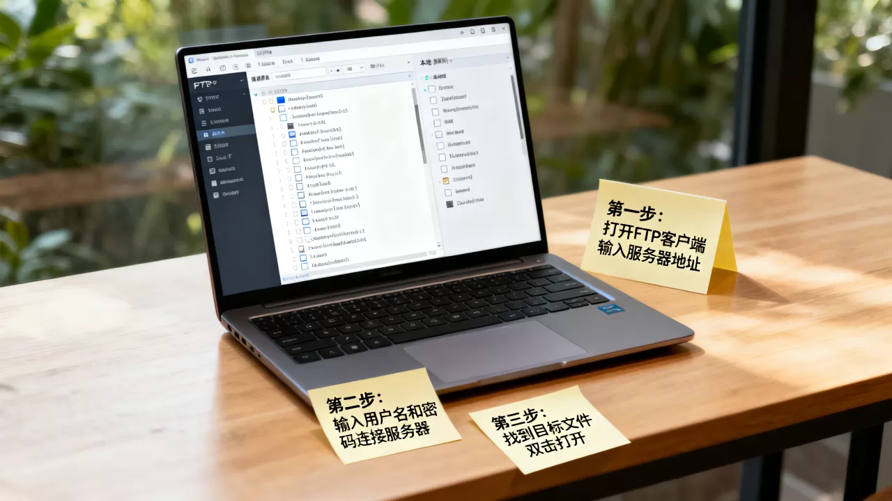 FTP打开服务器上的文件怎么做,操作步骤有哪些? FTP打开服务器上的文件怎么做,操作步骤有哪些?