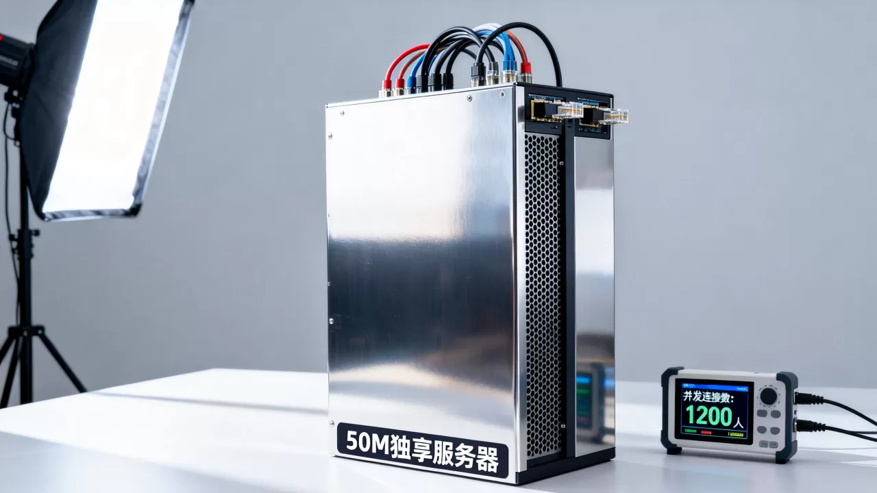 50M独享服务器可以同时支持多少人，够用吗