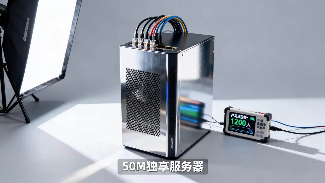 50M独享服务器可以同时支持多少人，够用吗