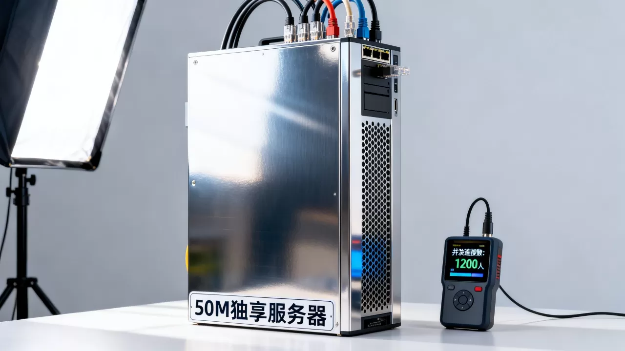 50M独享服务器可以同时支持多少人，够用吗