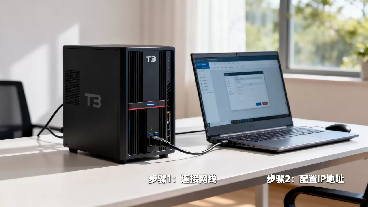 T3服务器怎么采集另一台电脑？，详细步骤是什么？
