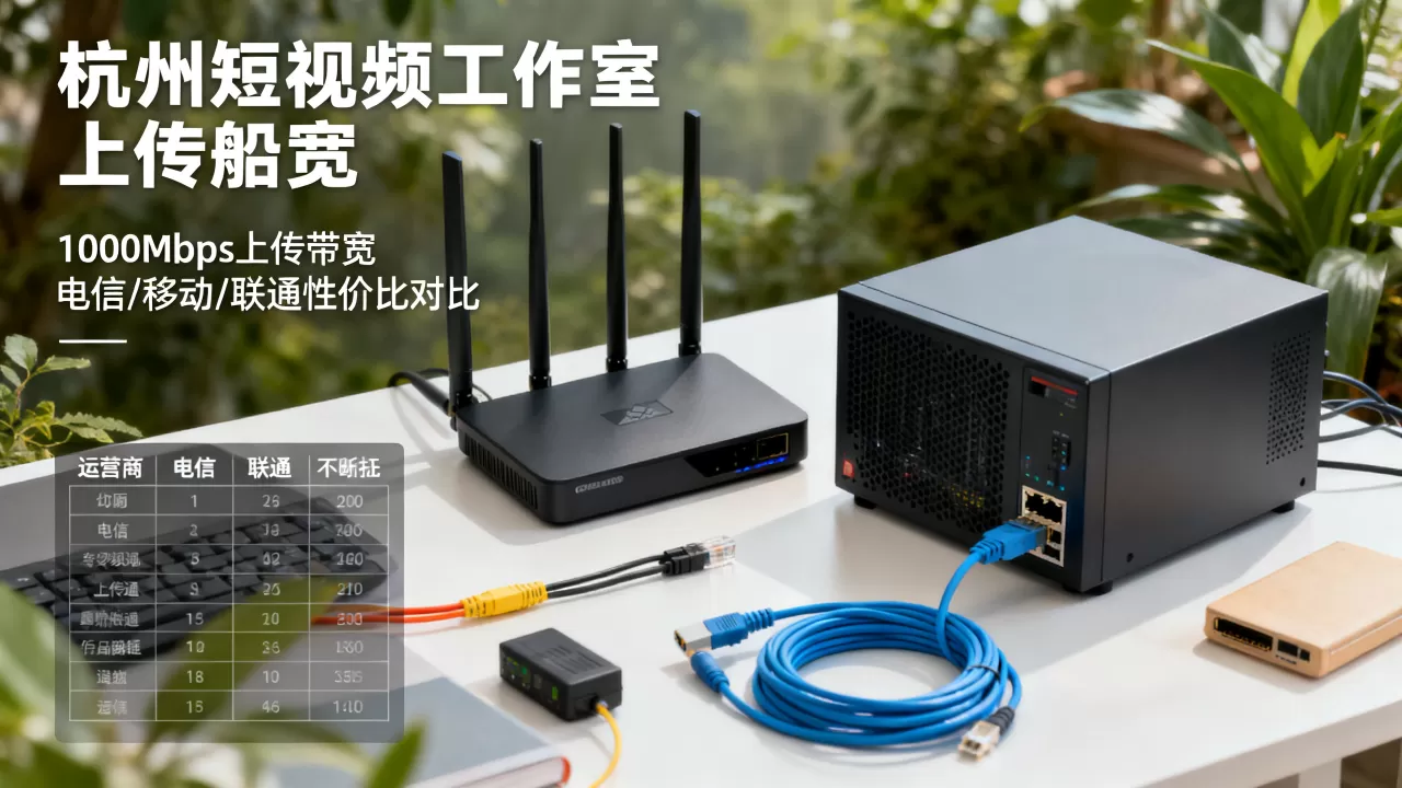 杭州短视频工作室上传带宽怎么配置，哪家运营商性价比高？