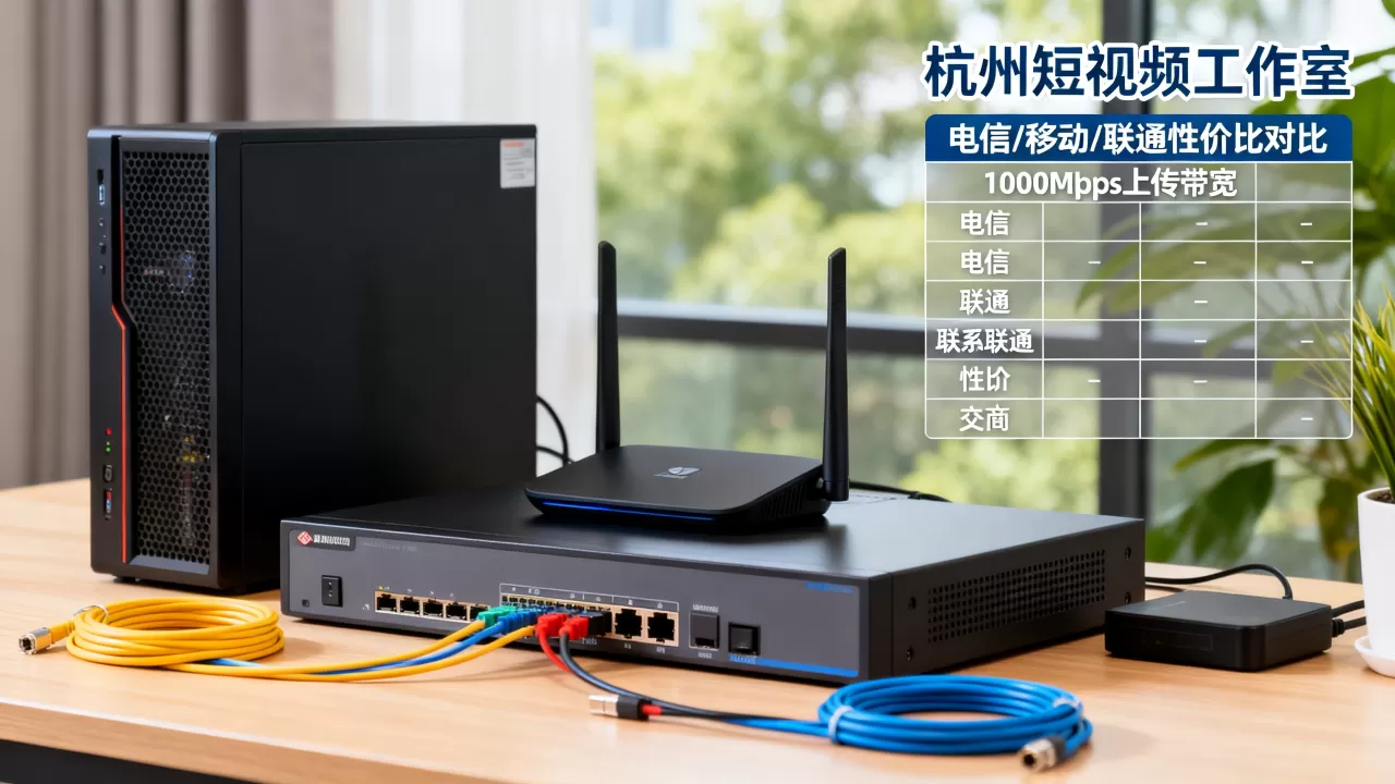 杭州短视频工作室上传带宽怎么配置，哪家运营商性价比高？