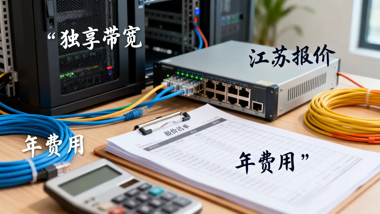 江苏独享带宽报价有哪些门道，多少钱一年？