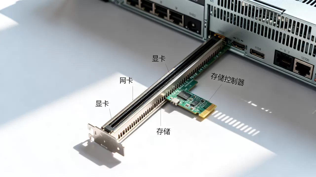 服务器pcie x16插槽支持哪些扩展卡，怎么选？