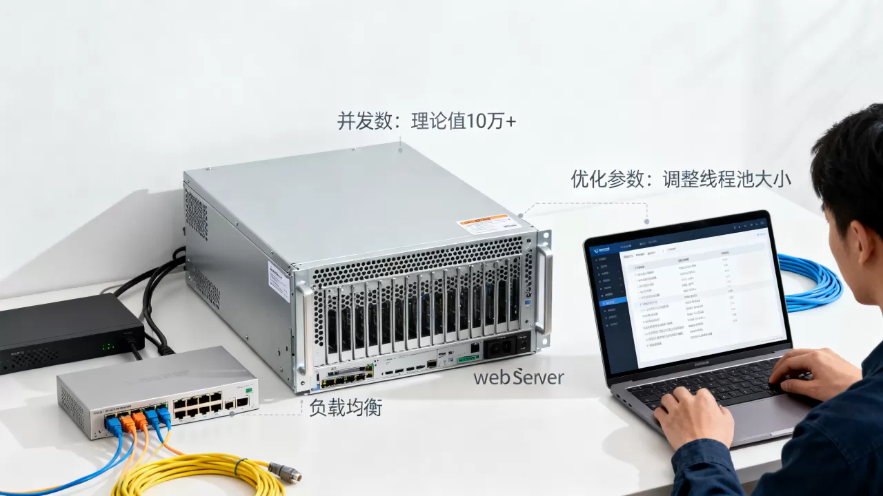 一台web服务器最高支持多少并发数,如何提升并发处理能力? 一台web服务器最高支持多少并发数,如何提升并发处理能力?