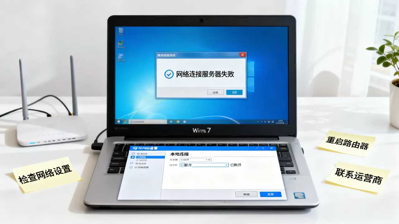 Win7激活后网络连接服务器失败怎么办？，怎么解决