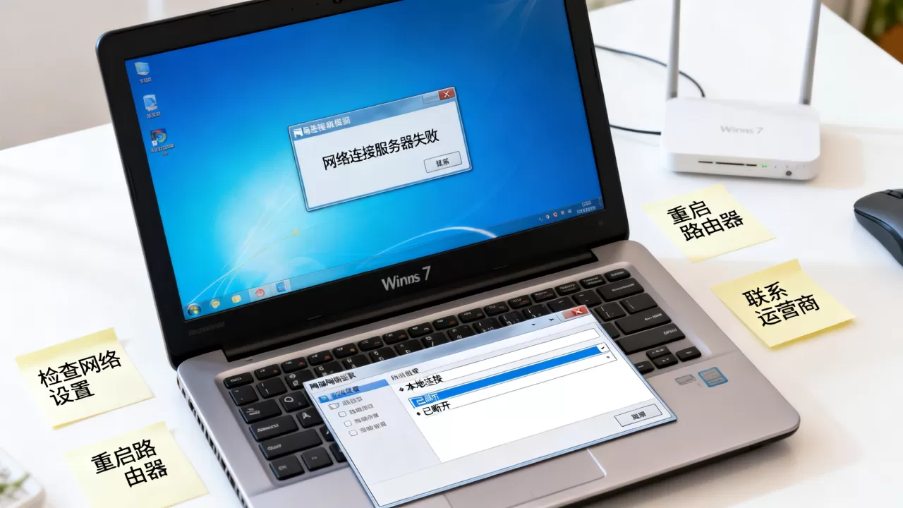 Win7激活后网络连接服务器失败怎么办？，怎么解决