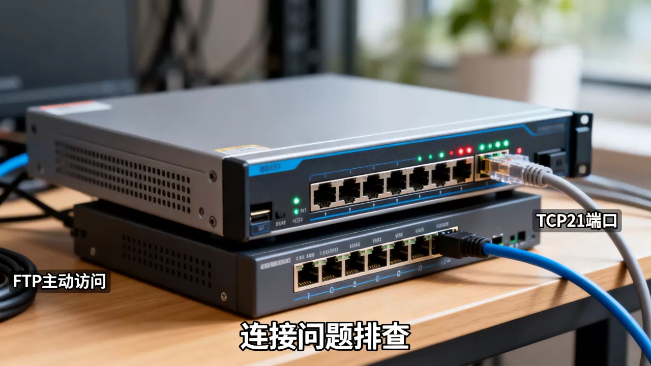FTP主动访问服务器为什么用TCP21端口,连不上怎么办 FTP主动访问服务器为什么用TCP21端口,连不上怎么办
