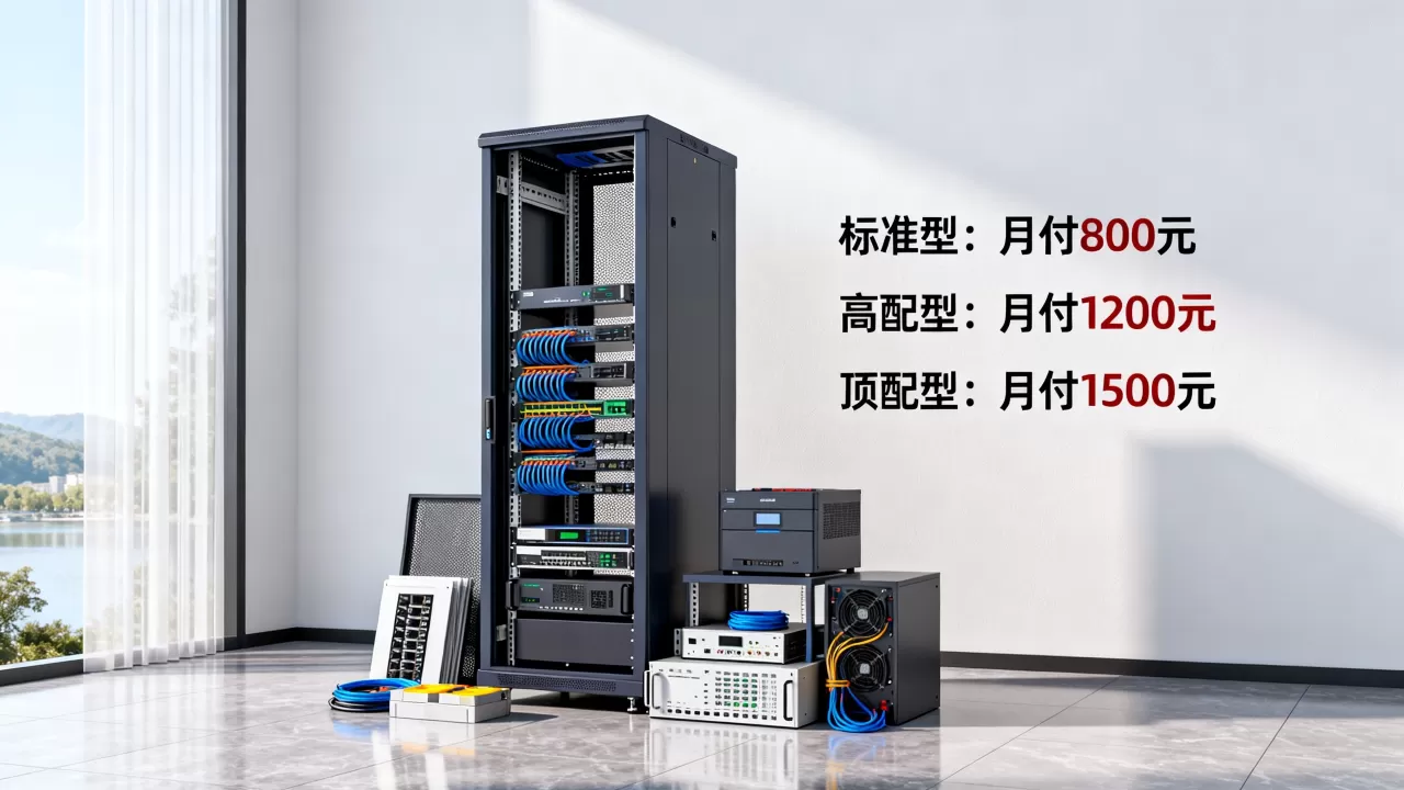 山东机柜租用月付价格与配置档位怎么划分，一个月多少钱？