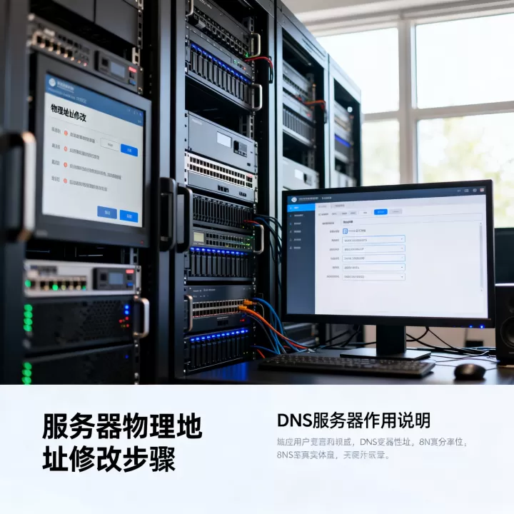 服务器的物理地址如何修改，修改DNS服务器有什么作用？