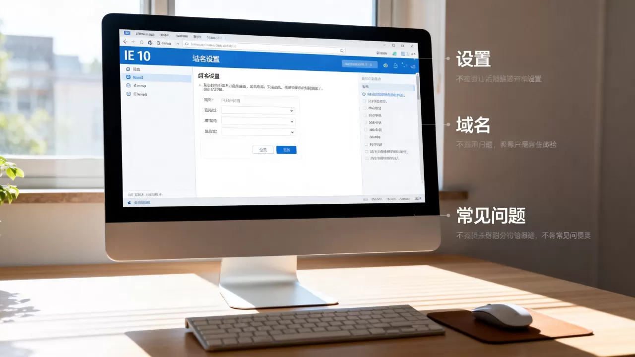 IE域名在IE 10中怎么设置？，常见问题有哪些？
