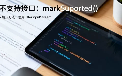 InputStream不支持的接口有哪些？，怎么解决？