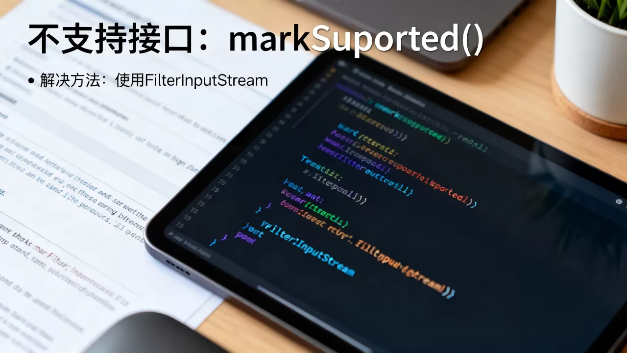 InputStream不支持的接口有哪些？，怎么解决？