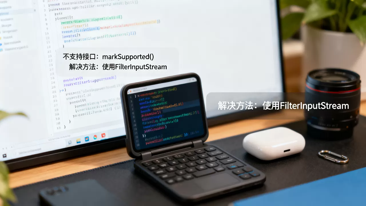 InputStream不支持的接口有哪些？，怎么解决？