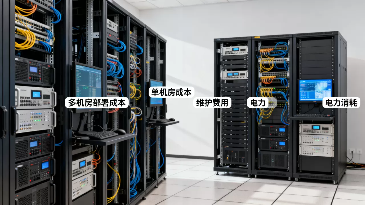 深圳多机房部署和单机房的成本对比如何，哪个更划算？