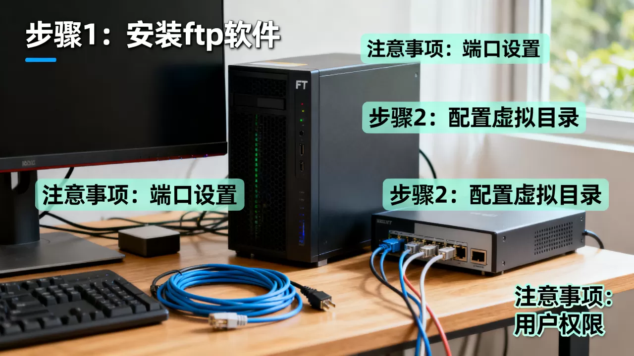 如何设置ftp虚拟服务器？，有哪些注意事项