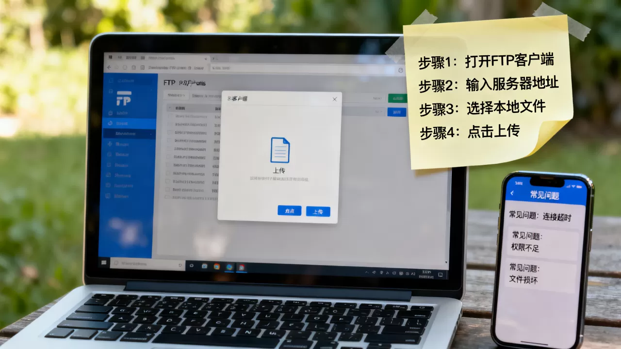 FTP上传文件到远程服务器如何操作？，常见问题有哪些？