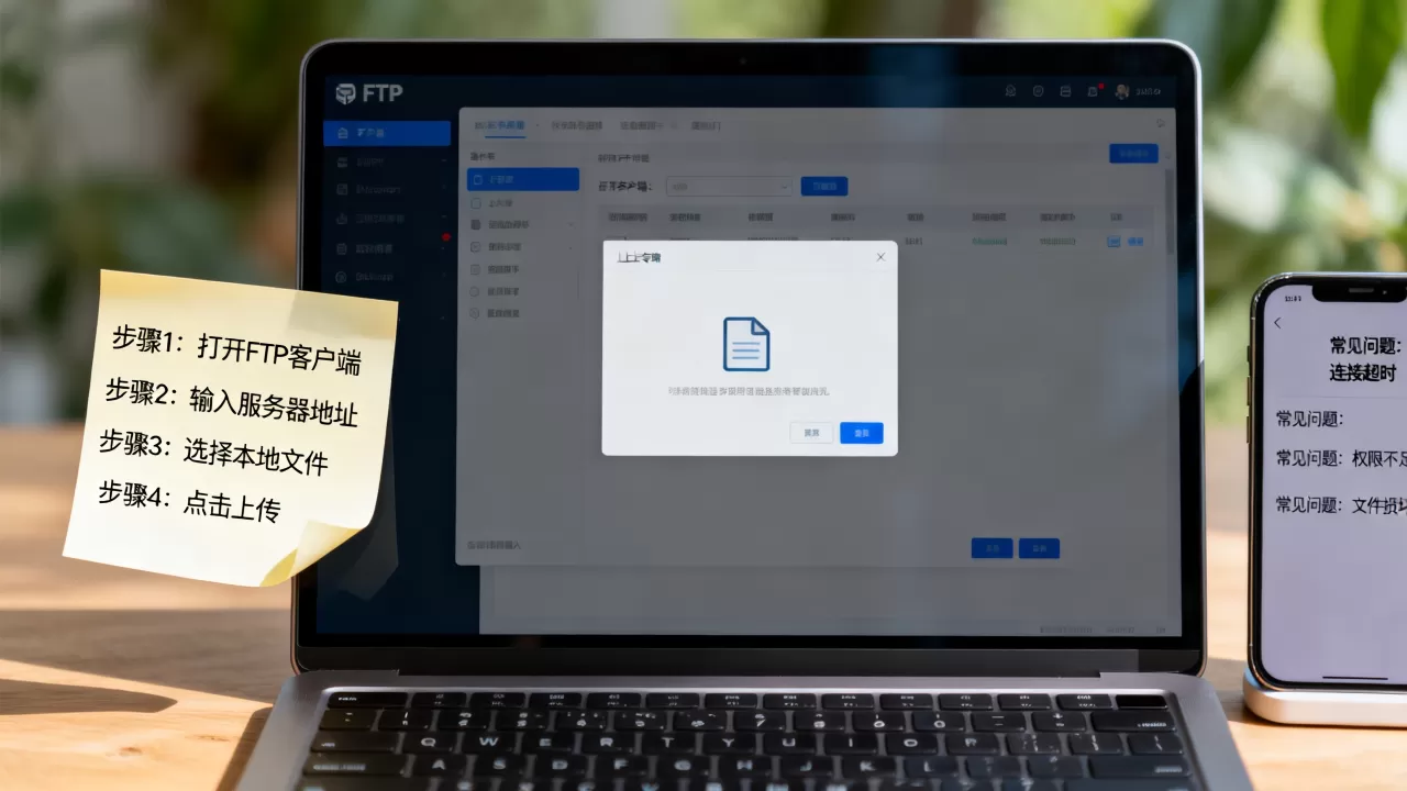 FTP上传文件到远程服务器如何操作？，常见问题有哪些？