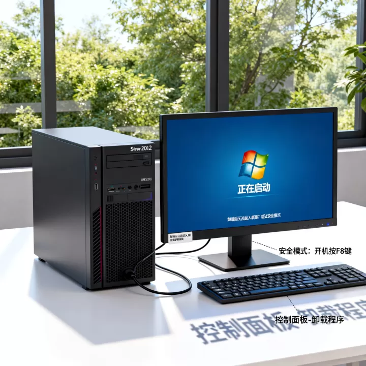 Windows 2012卸载软件后无法进入桌面怎么办,服务器系统怎么进入安全模式? Windows 2012卸载软件后无法进入桌面怎么办,服务器系统怎么进入安全模式?