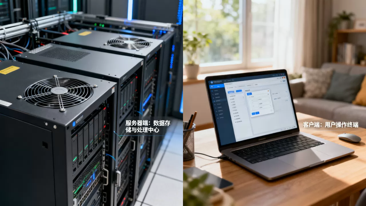 服务器端和客户端有什么区别？，哪个更安全？