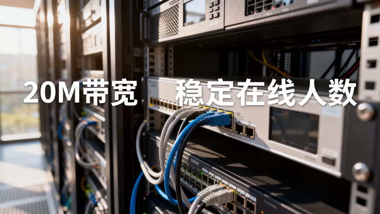 服务器20M带宽能稳定在线多少人,带宽够用吗? 服务器20M带宽能稳定在线多少人,带宽够用吗?