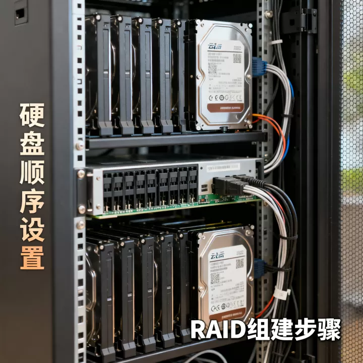 服务器硬盘阵列硬盘顺序怎么设置？如何组建云硬盘RAID磁盘阵列