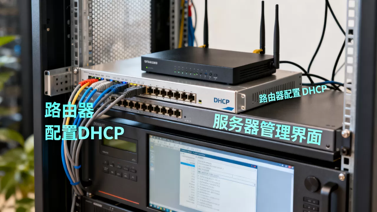 dhcp服务器可以配置在哪些地方？，怎么配置