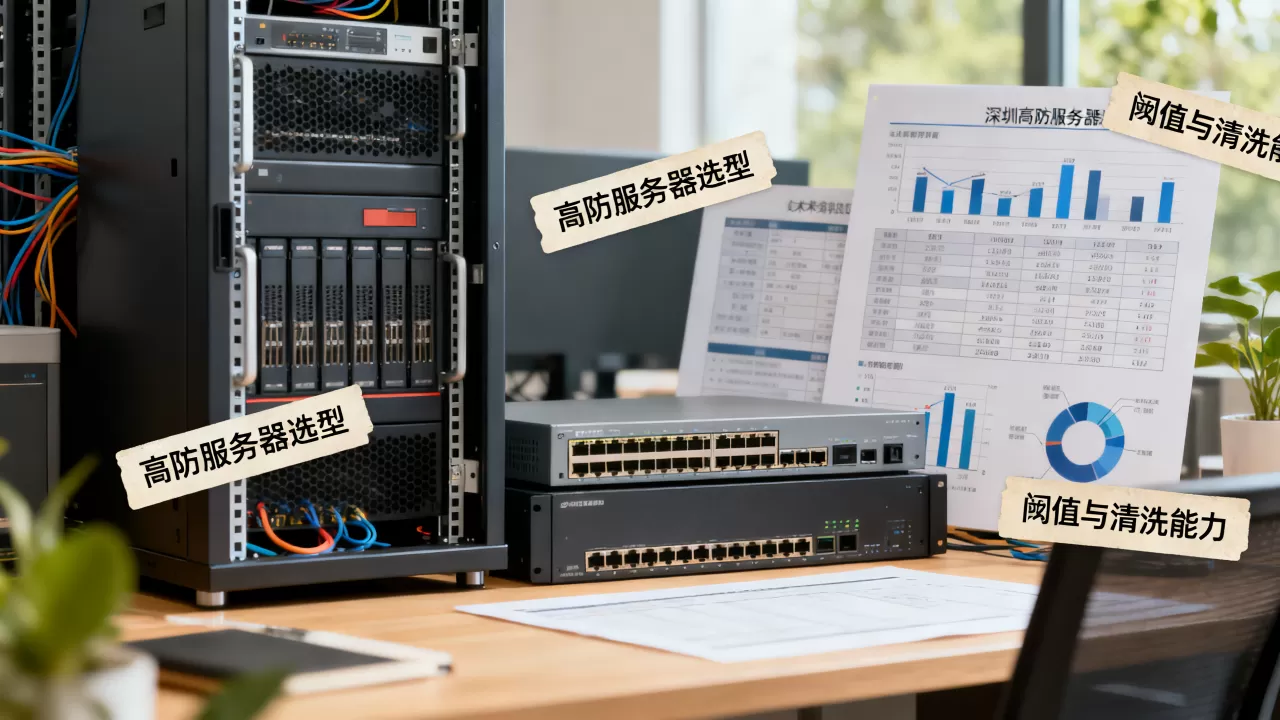 深圳高防服务器选型，阈值与清洗能力怎么看，怎么选？