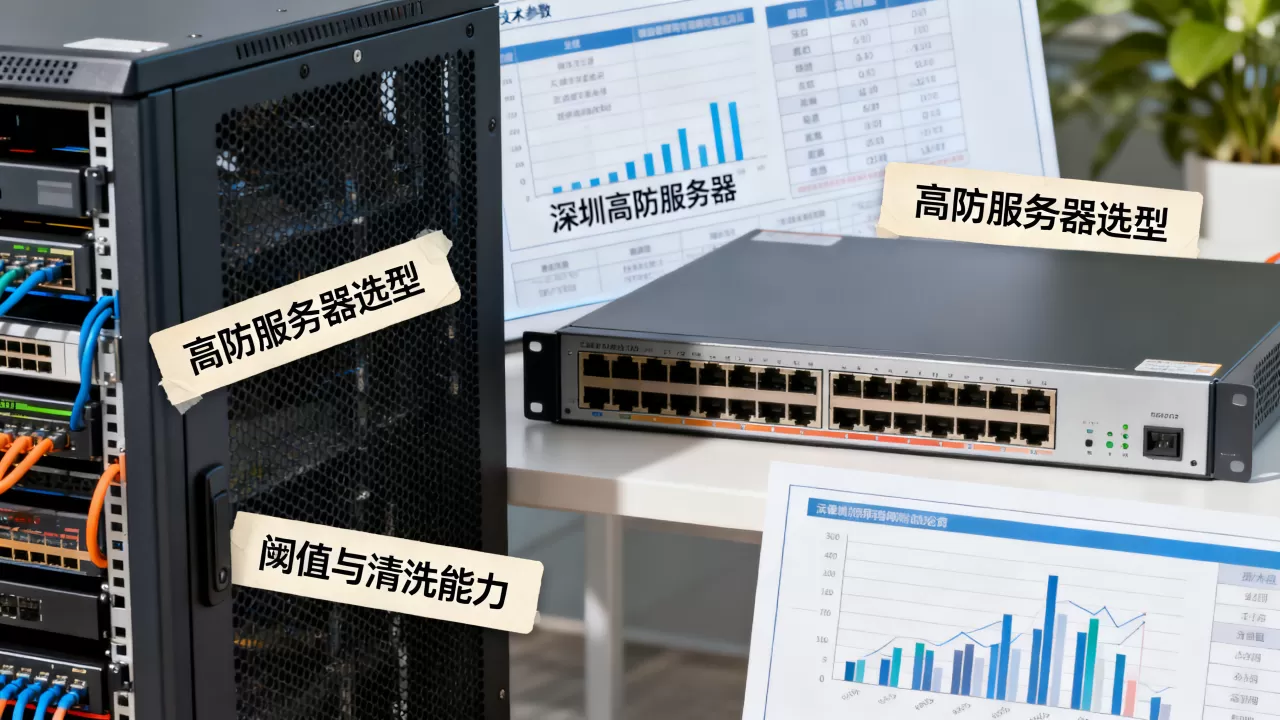 深圳高防服务器选型，阈值与清洗能力怎么看，怎么选？