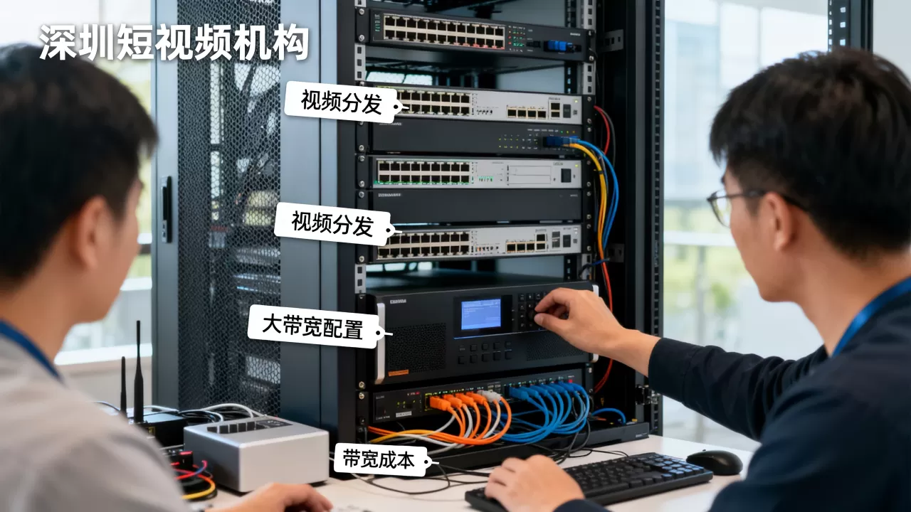 深圳短视频机构做视频分发，大带宽怎么配？，大带宽多少钱？