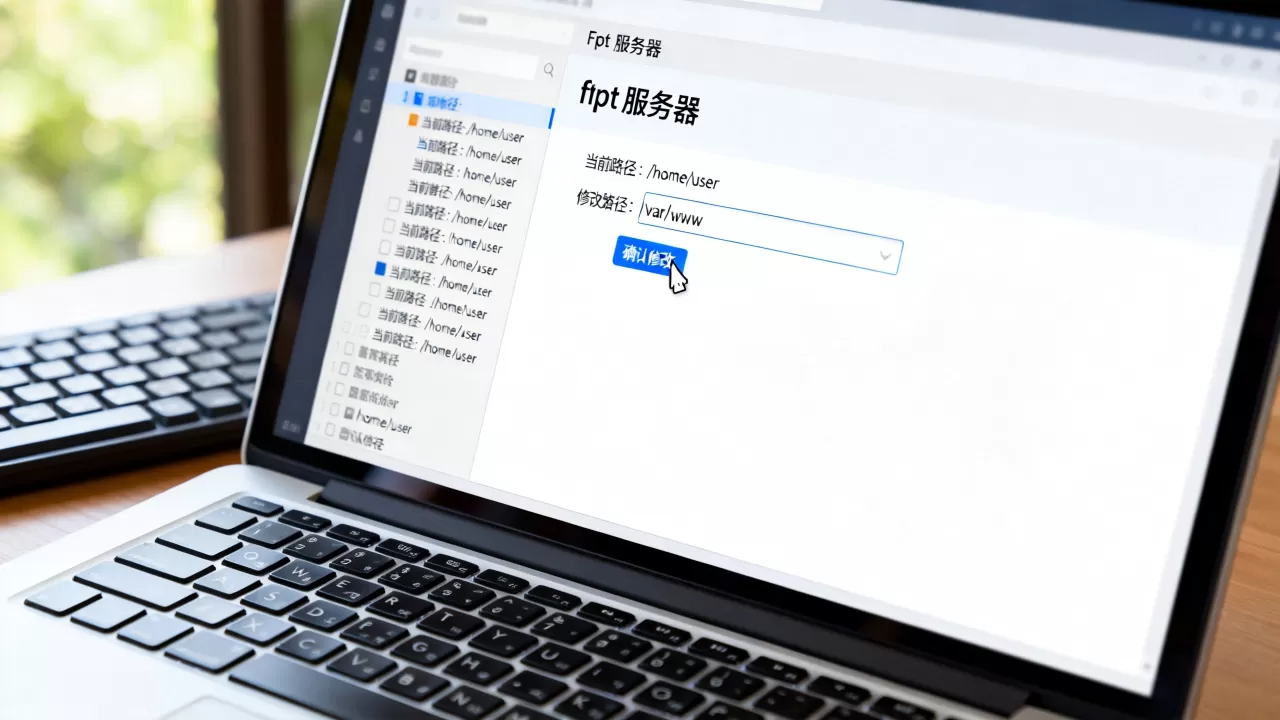 如何在ftp服务器中更改文件路径，ftp文件路径修改方法？