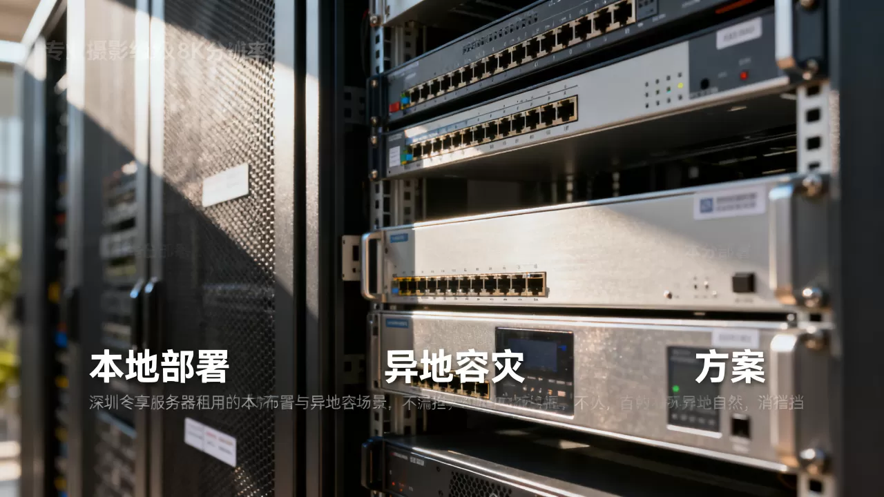 深圳独享服务器租用如何做本地部署与异地容灾，有哪些方案？
