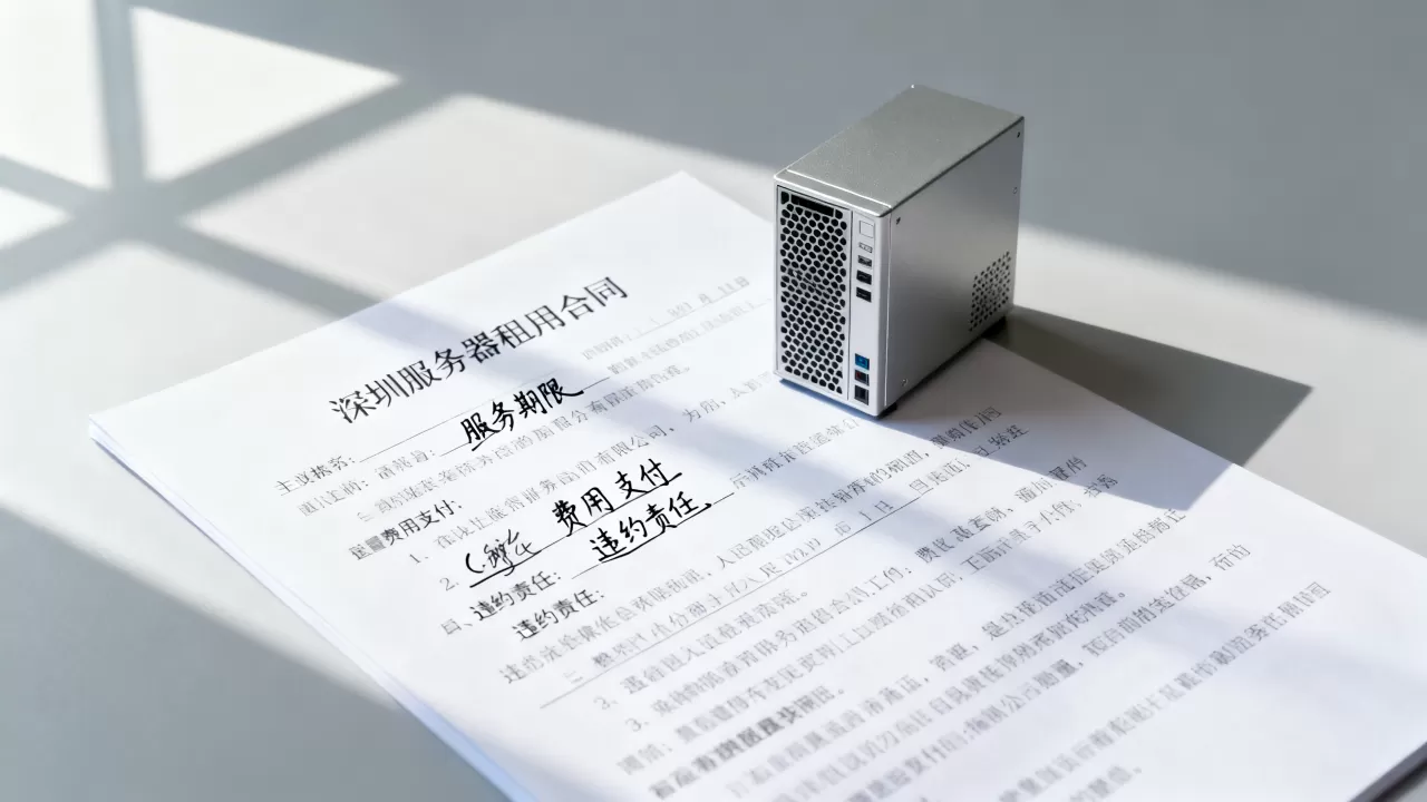 深圳服务器租用合同细节，哪些条款要看清，怎么避免陷阱？
